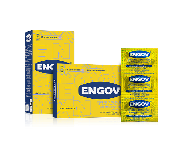Embalagem Engov Comprimido