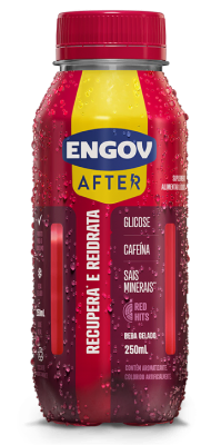 Imagem da embalagem de Engov After sabor red hits.